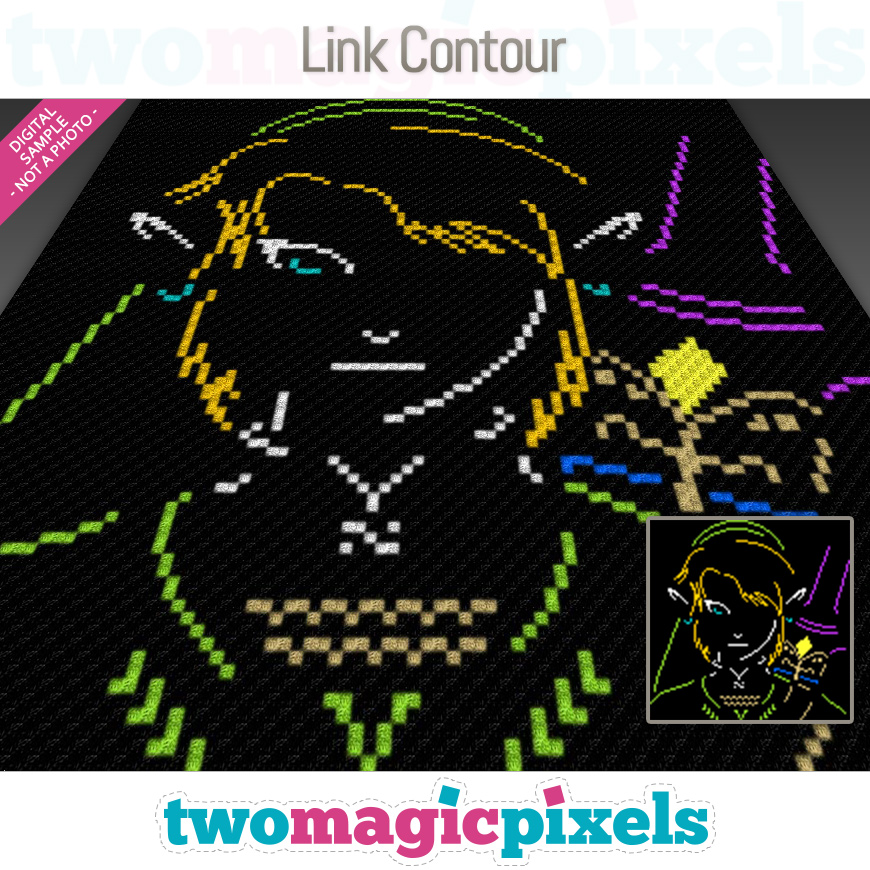 Link Contour by Two Magic Pixels