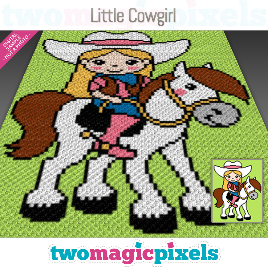 Little Cowgirl by Two Magic Pixels