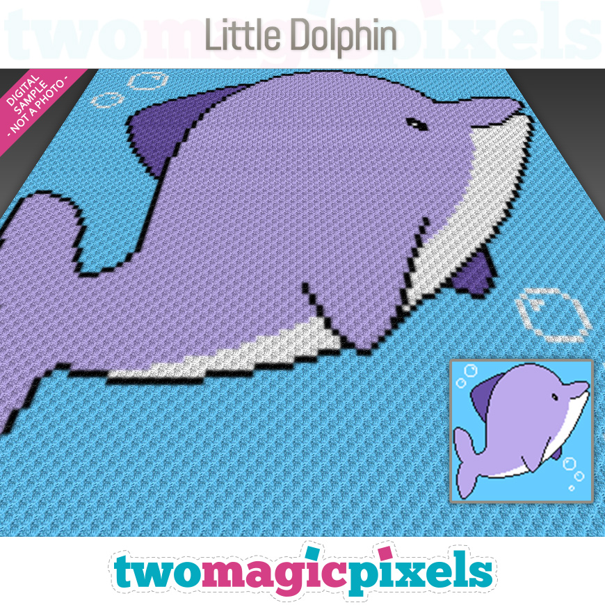 Little Dolphin by Two Magic Pixels