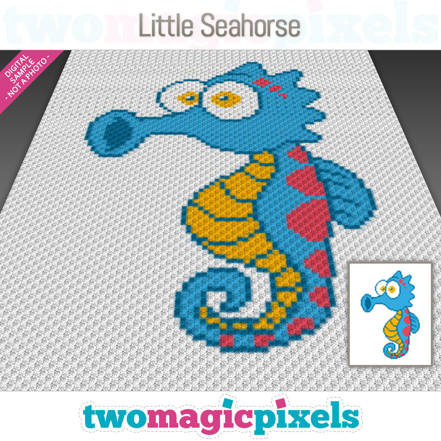 Little Seahorse by Two Magic Pixels
