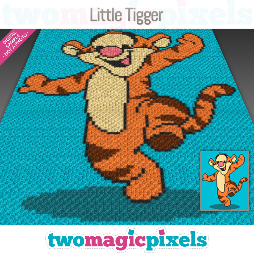 Little Tigger by Two Magic Pixels