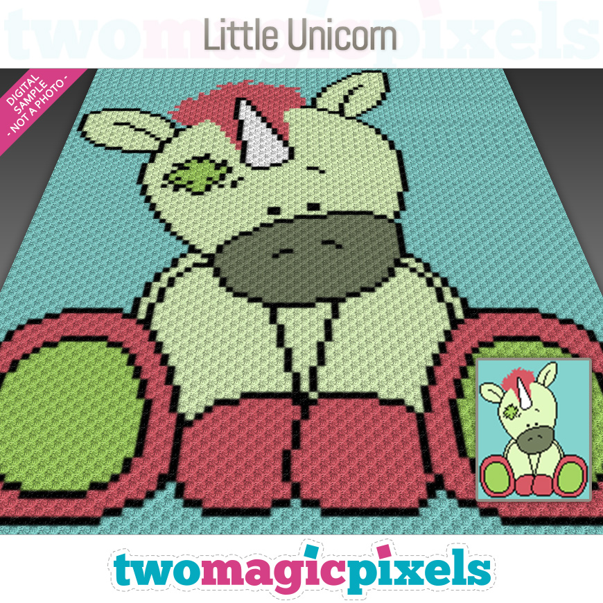 Little Unicorn by Two Magic Pixels