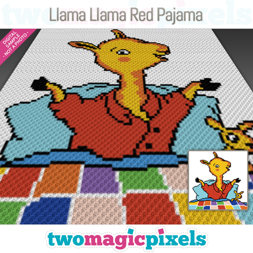 Llama Llama Red Pajama by Two Magic Pixels