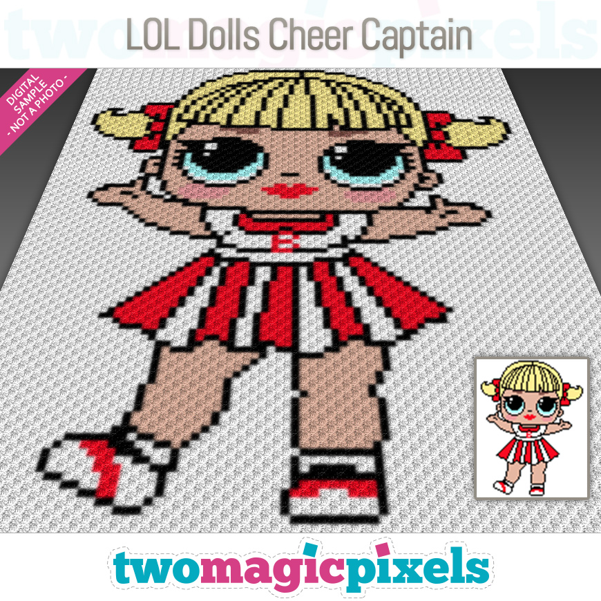 LOL Dolls Cheer Captain by Two Magic Pixels