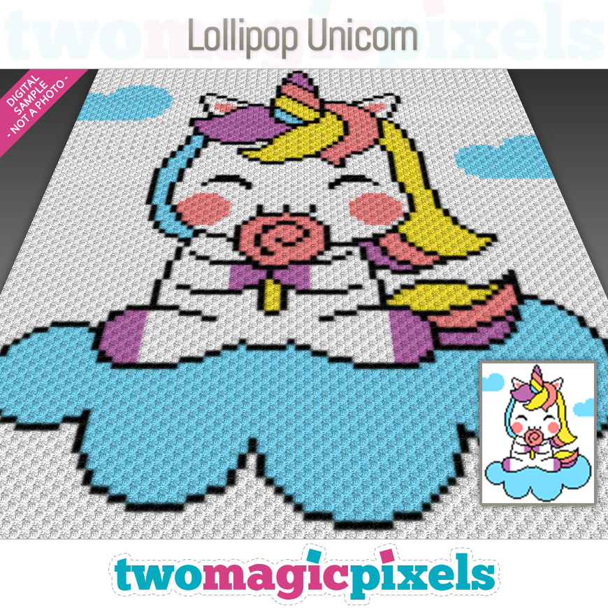 Lollipop Unicorn by Two Magic Pixels