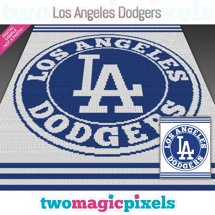 Los Angeles Dodgers by Two Magic Pixels