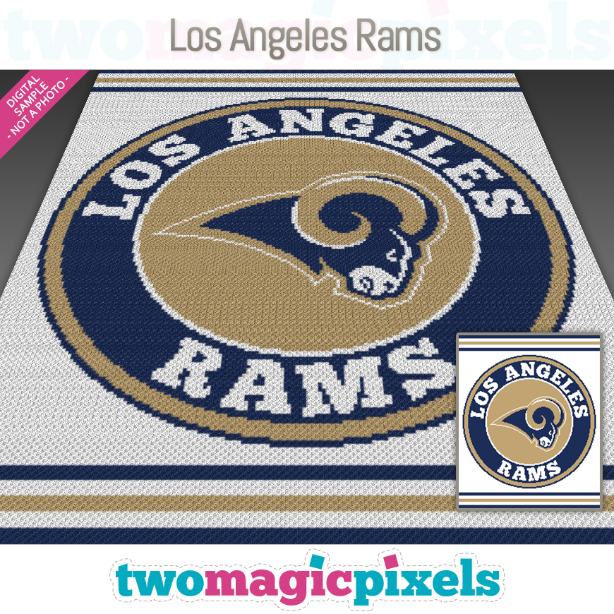 Los Angeles Rams by Two Magic Pixels