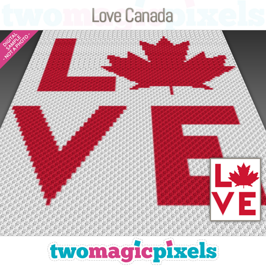 Love Canada by Two Magic Pixels