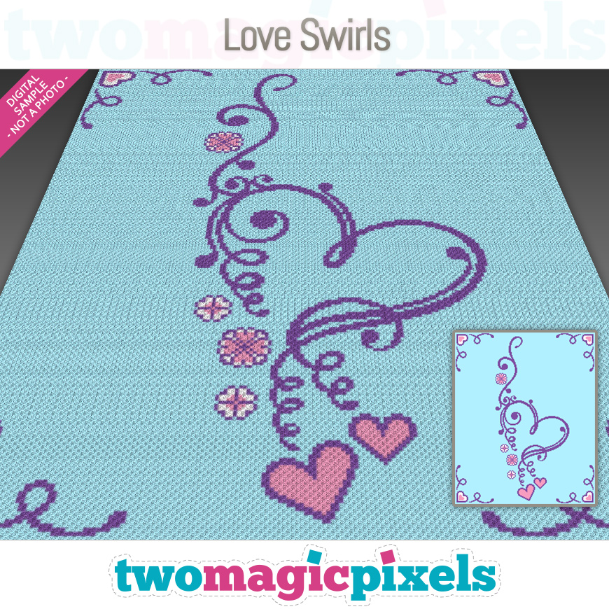 Love Swirls by Two Magic Pixels