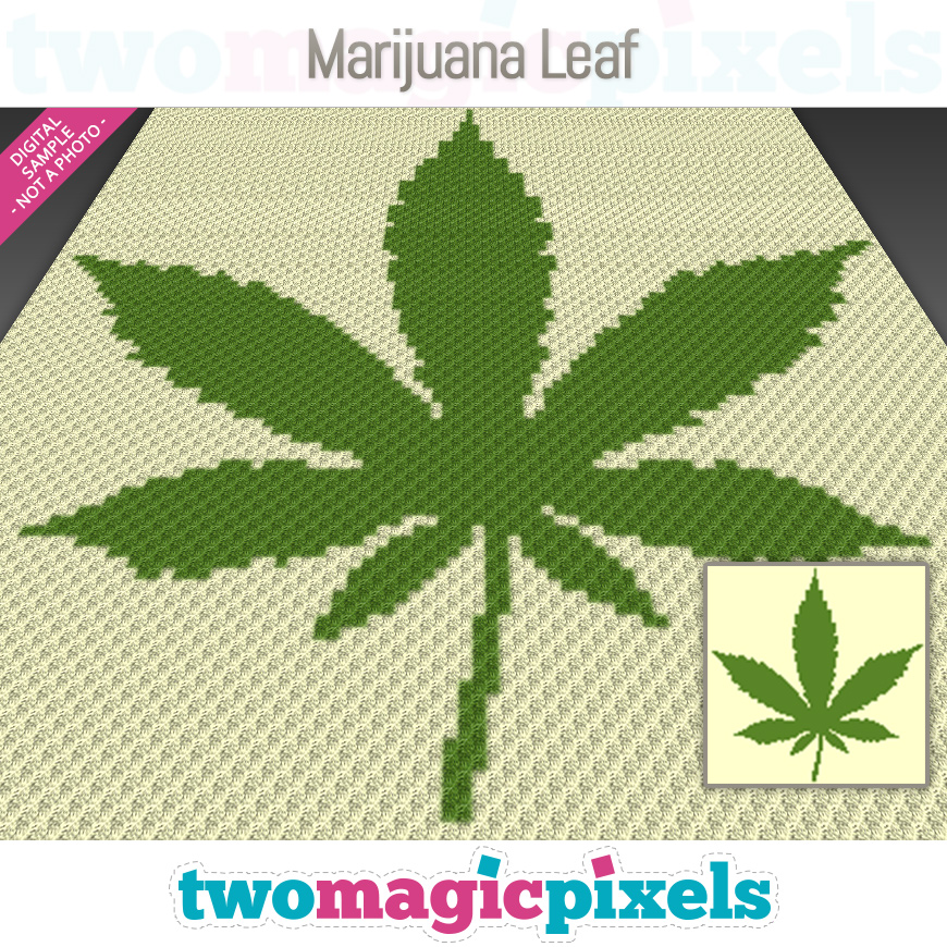 Marijuana Leaf by Two Magic Pixels