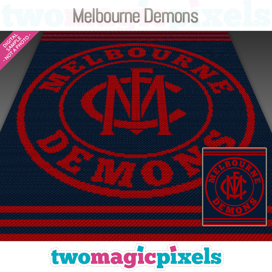 Melbourne Demons by Two Magic Pixels