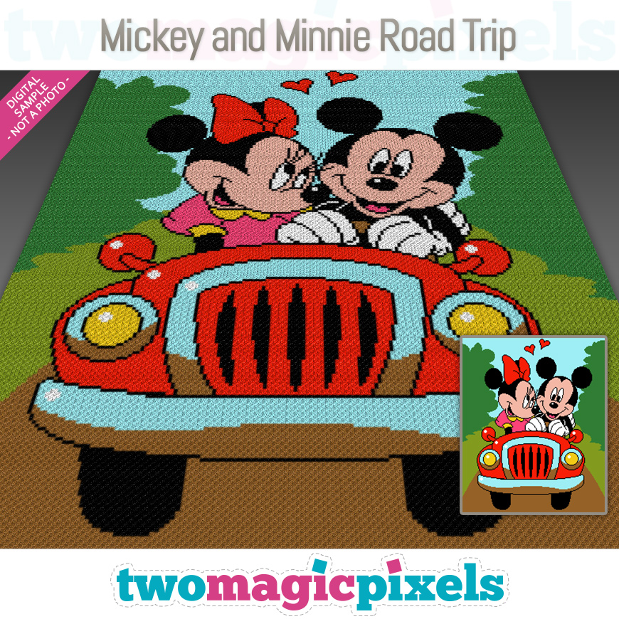 Mickey and Minnie Road Trip by Two Magic Pixels