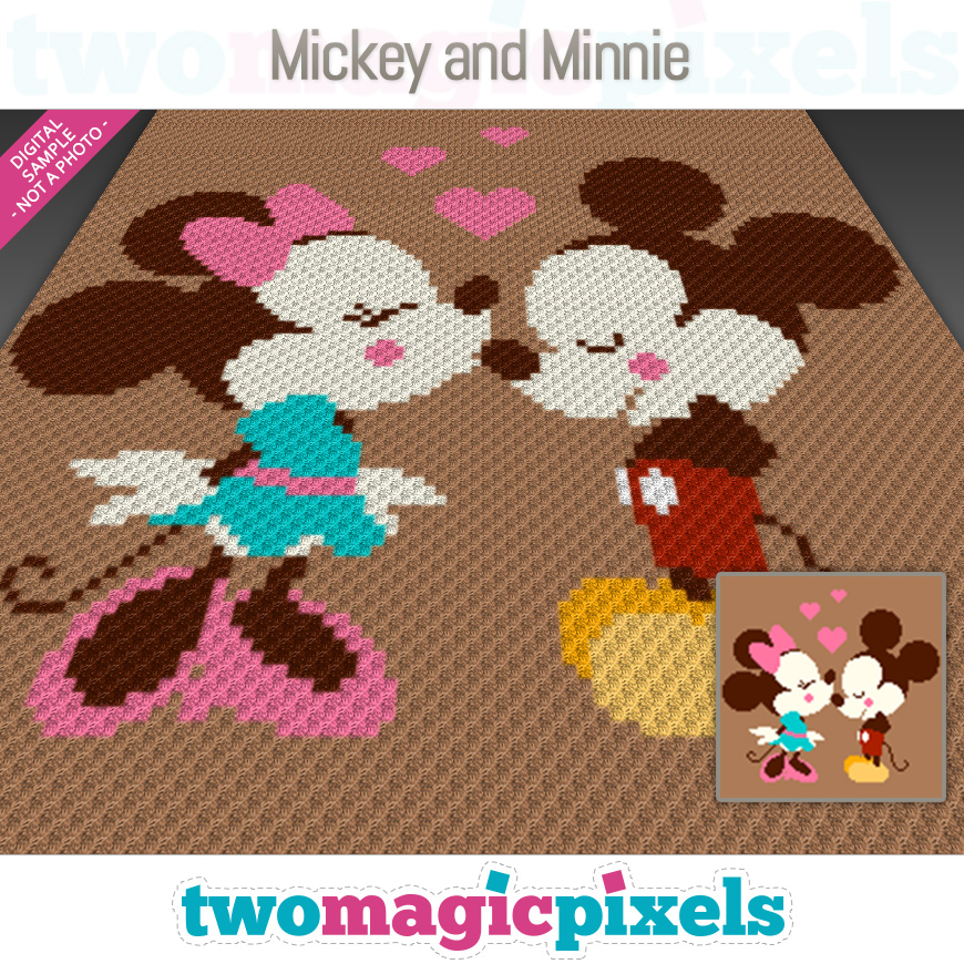 Mickey and Minnie by Two Magic Pixels