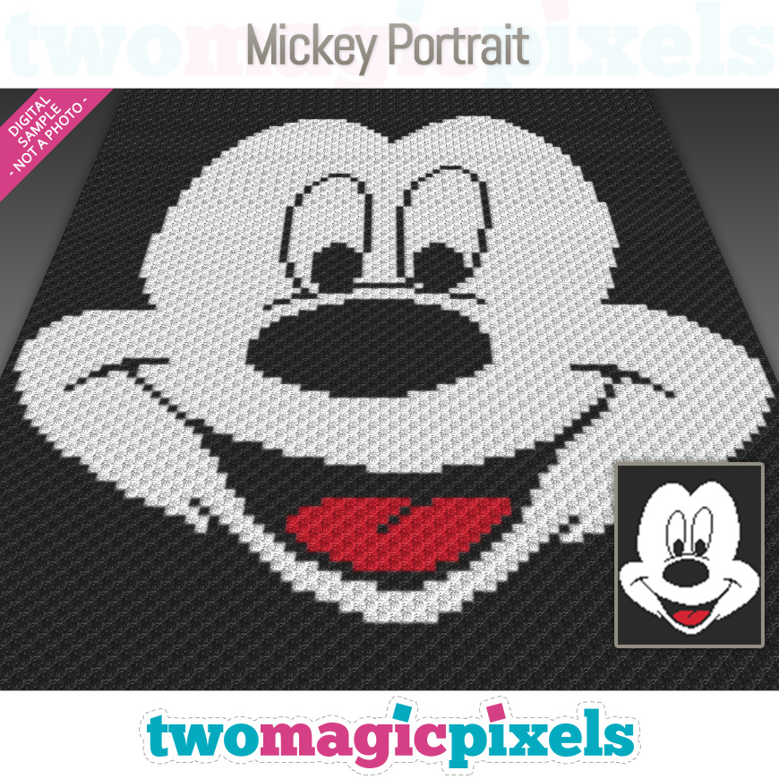 Mickey Portrait by Two Magic Pixels