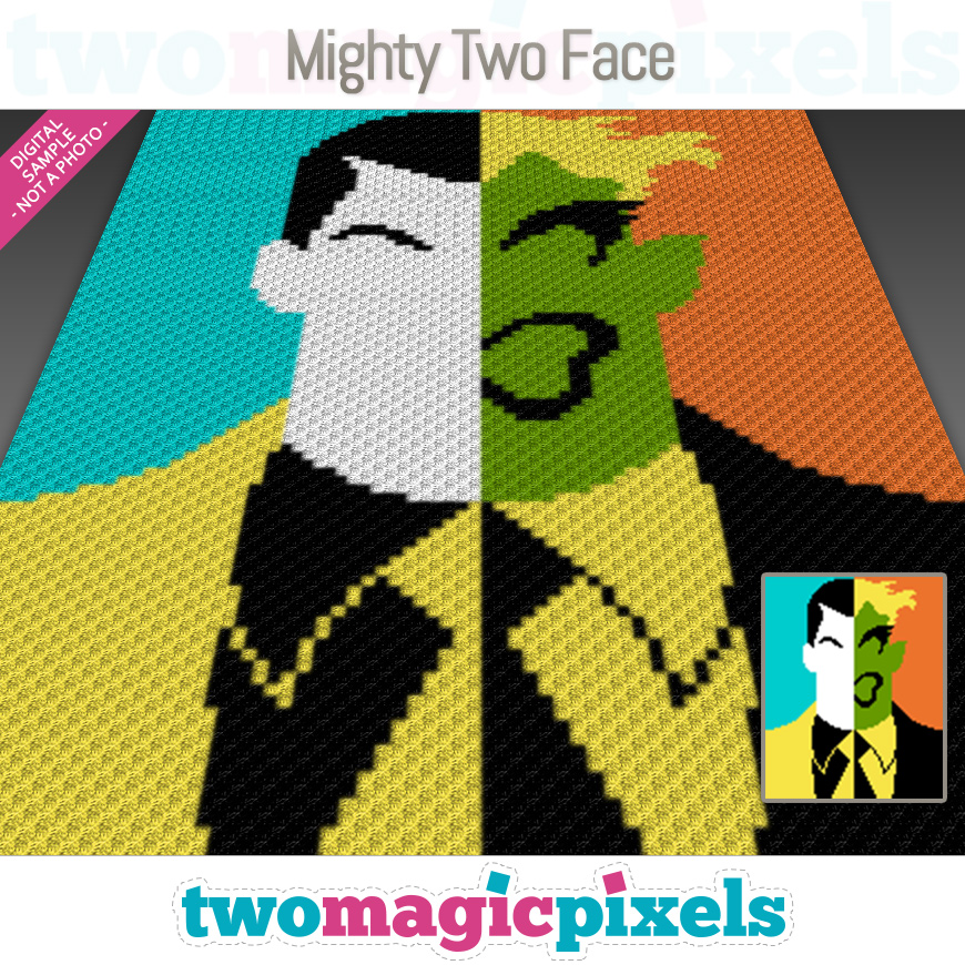 Mighty Two Face by Two Magic Pixels