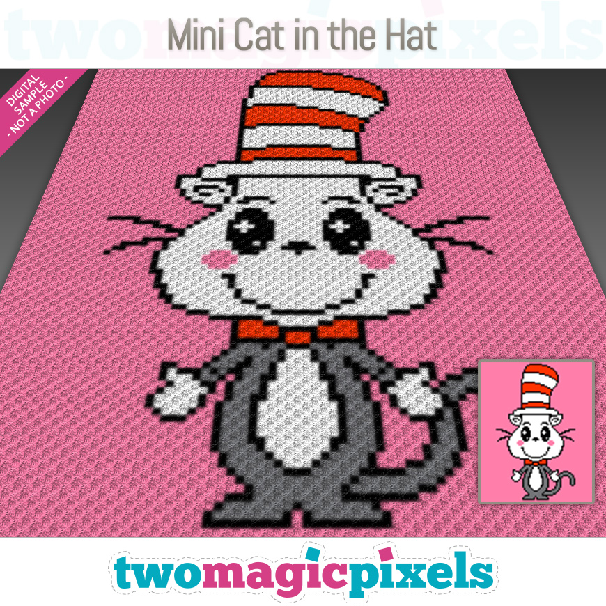 Mini Cat in the Hat by Two Magic Pixels