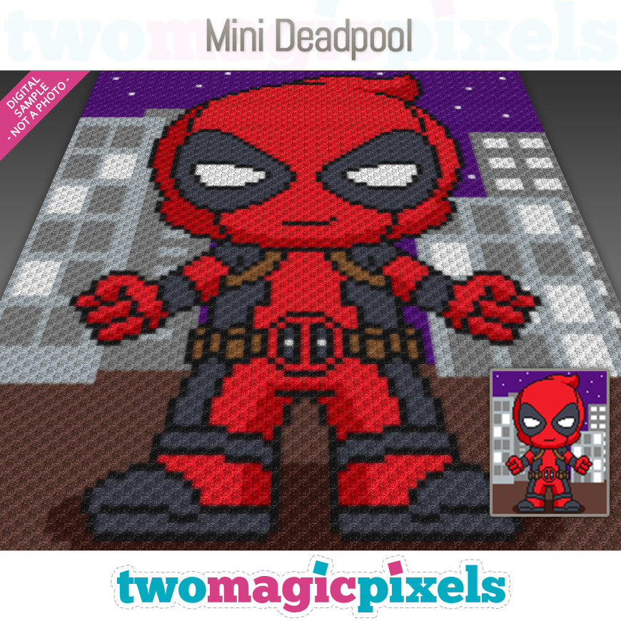 Mini Deadpool by Two Magic Pixels