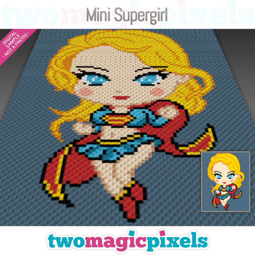 Mini Supergirl by Two Magic Pixels
