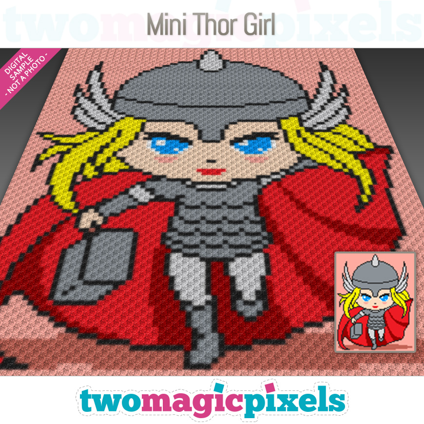Mini Thor Girl by Two Magic Pixels