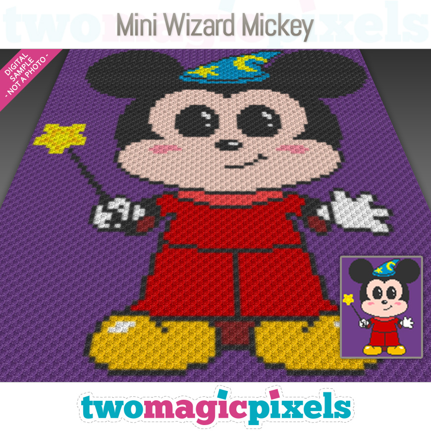 Mini Wizard Mickey by Two Magic Pixels