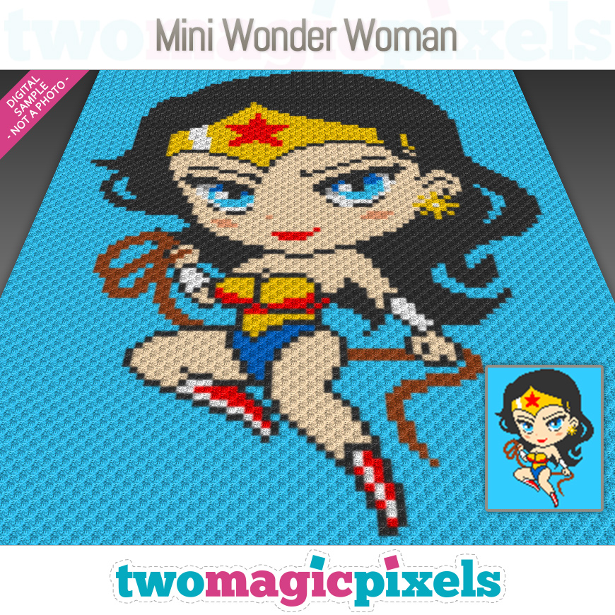 Mini Wonder Woman by Two Magic Pixels