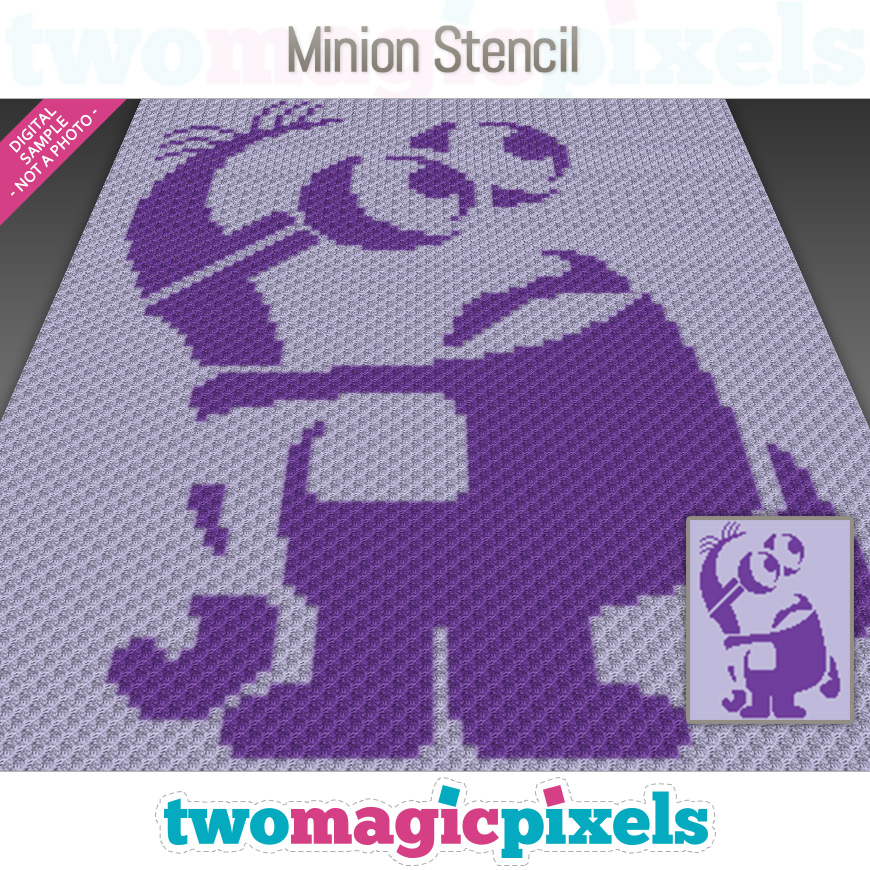 Minion Stencil by Two Magic Pixels
