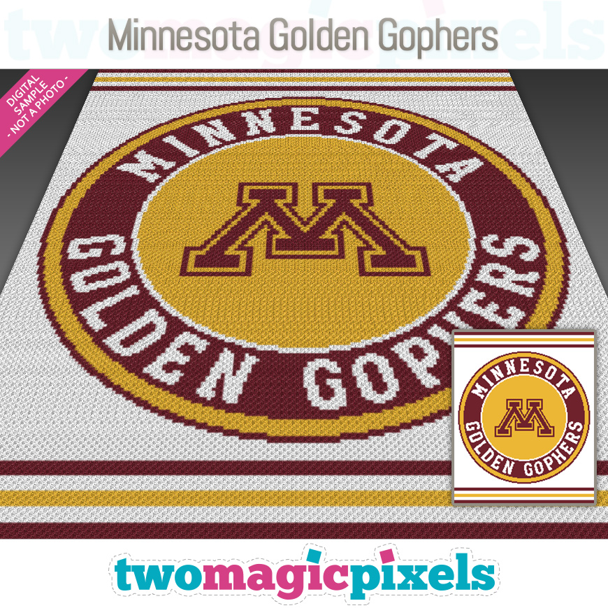 Minnesota Golden Gophers by Two Magic Pixels