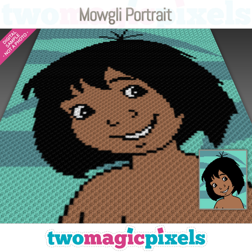 Mowgli Portrait by Two Magic Pixels