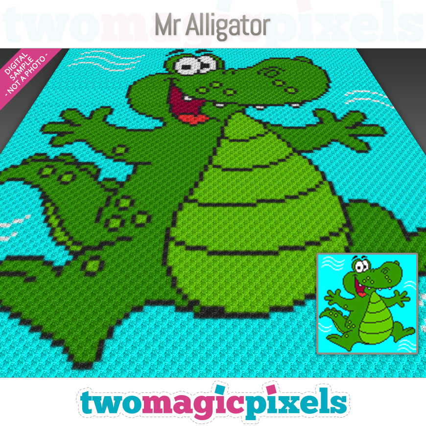 Mr. Alligator by Two Magic Pixels