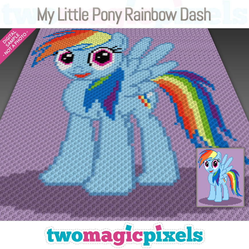 My Little Pony Rainbow Dash by Two Magic Pixels