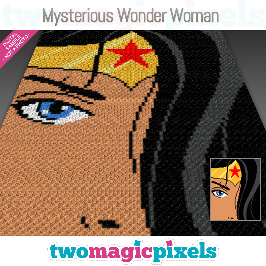 Mysterious Wonder Woman by Two Magic Pixels