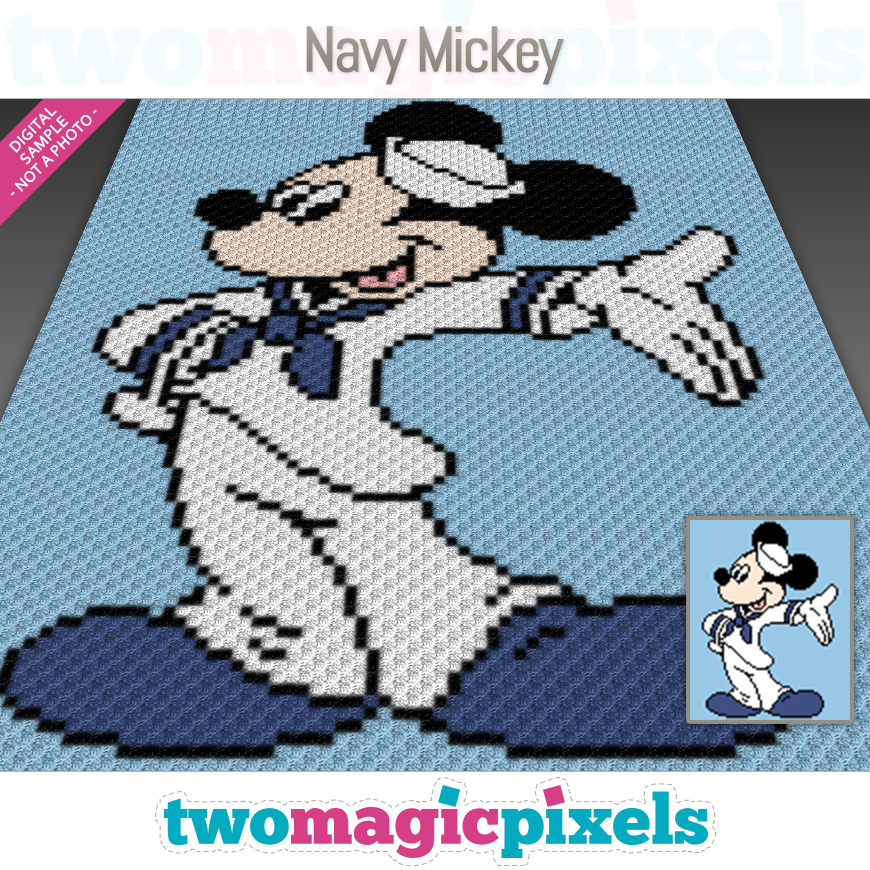Navy Mickey by Two Magic Pixels