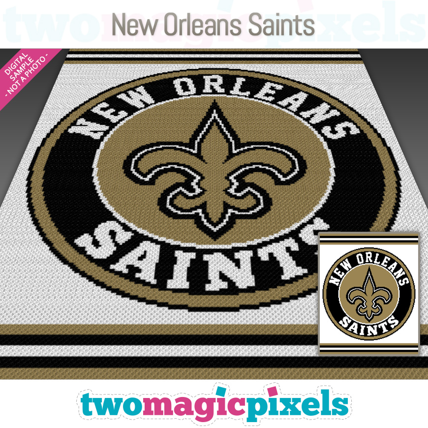New Orleans Saints by Two Magic Pixels