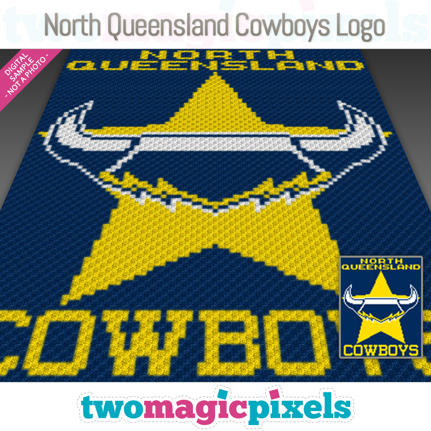 North Queensland Cowboys Logo by Two Magic Pixels