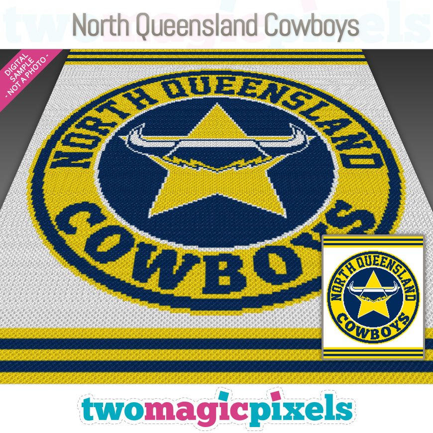 North Queensland Cowboys by Two Magic Pixels