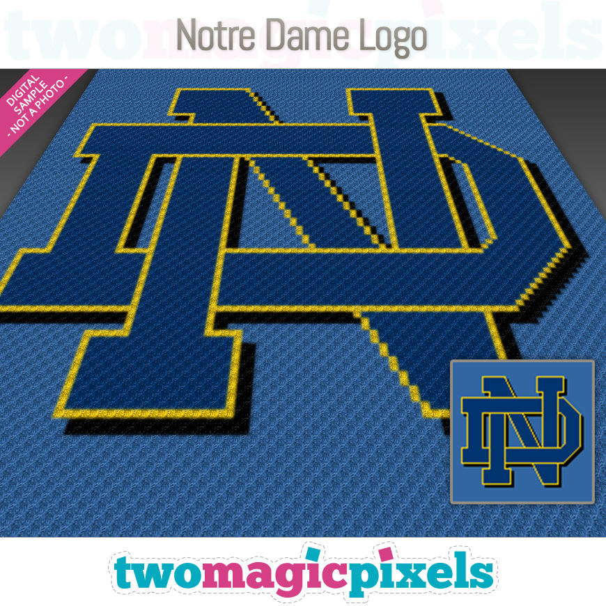 Notre Dame Logo by Two Magic Pixels