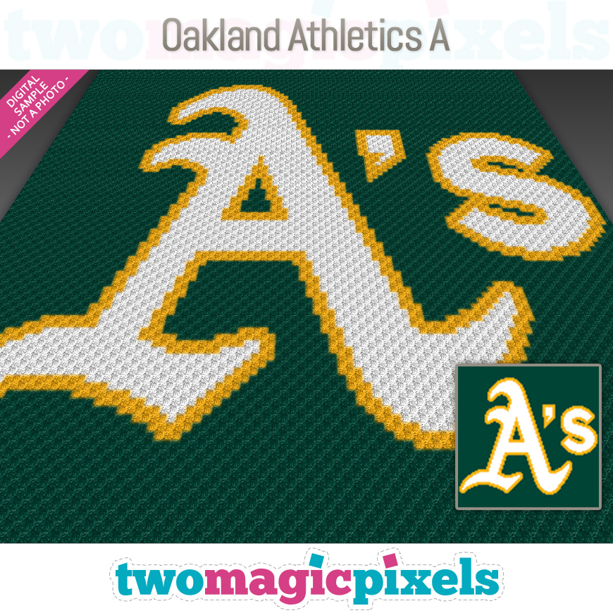Oakland Athletics A by Two Magic Pixels