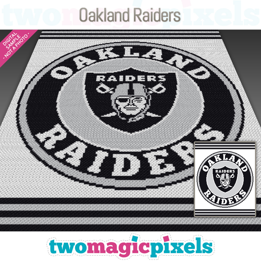 Oakland Raiders by Two Magic Pixels