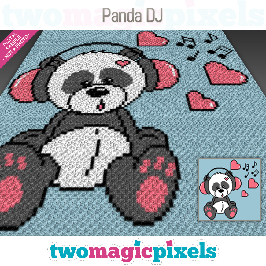 Panda DJ by Two Magic Pixels