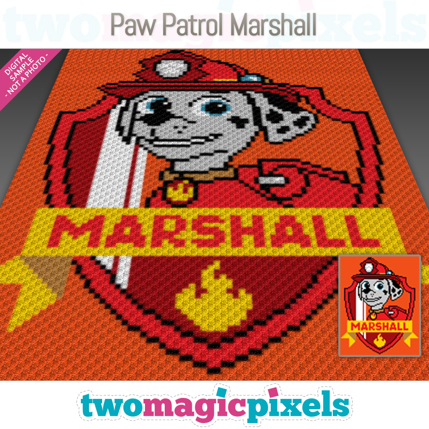 Paw Patrol Marshall by Two Magic Pixels