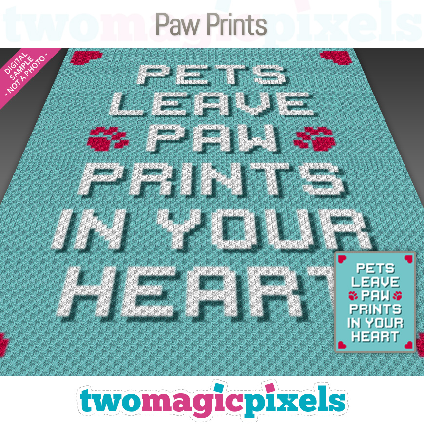 Paw Prints by Two Magic Pixels