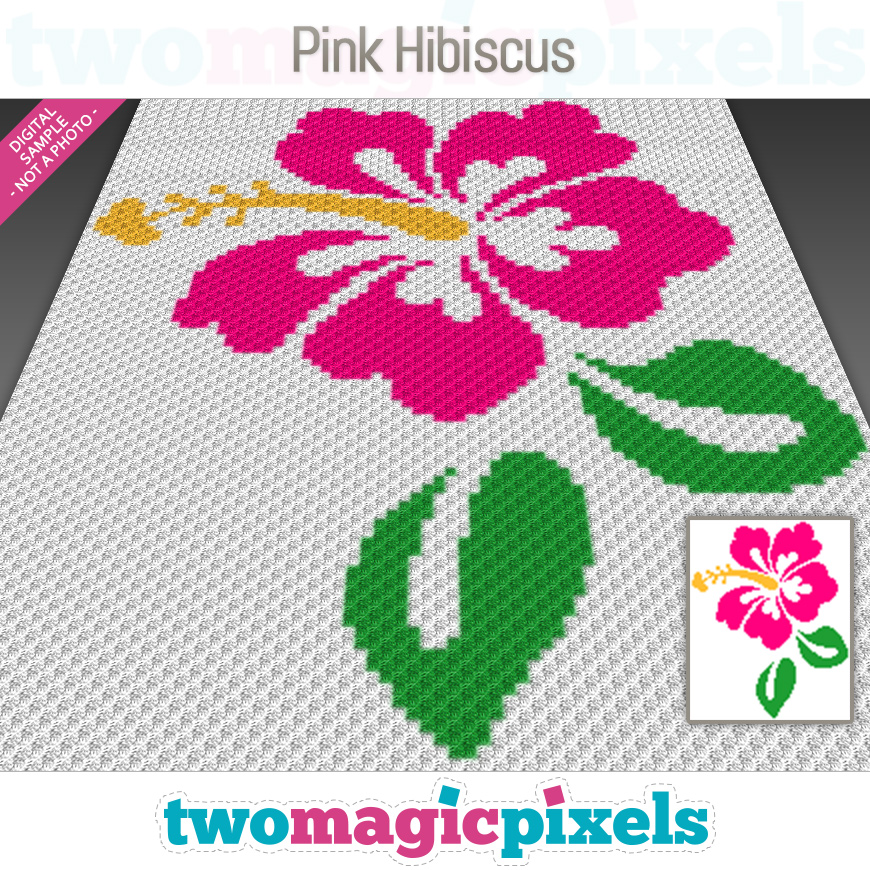 Pink Hibiscus by Two Magic Pixels