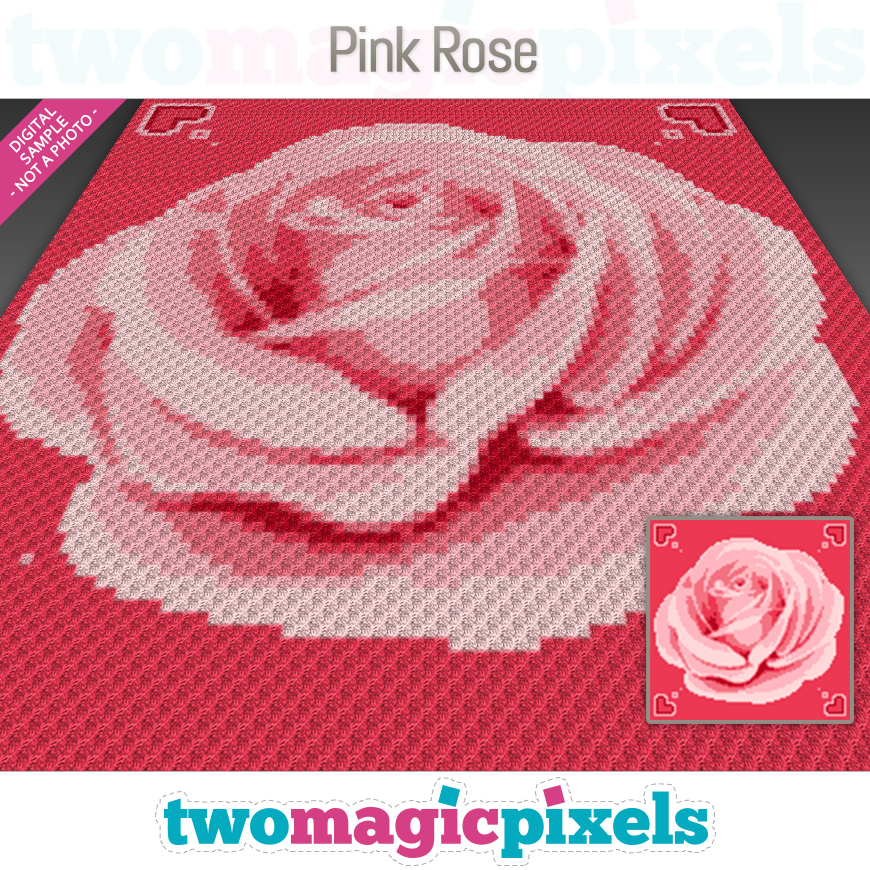 Pink Rose by Two Magic Pixels
