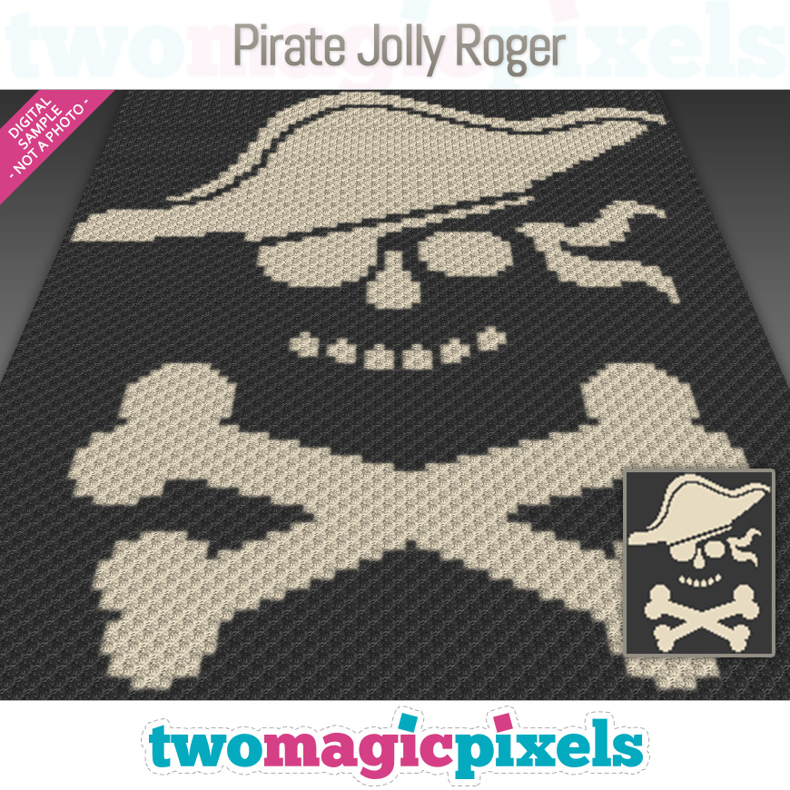 Pirate Jolly Roger by Two Magic Pixels