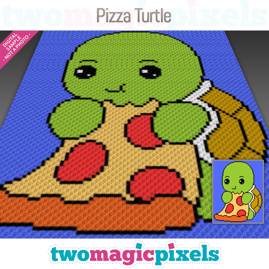 Pizza Turtle by Two Magic Pixels
