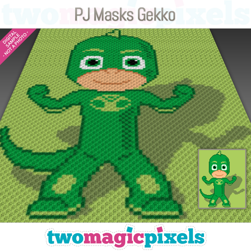 PJ Masks Gekko by Two Magic Pixels