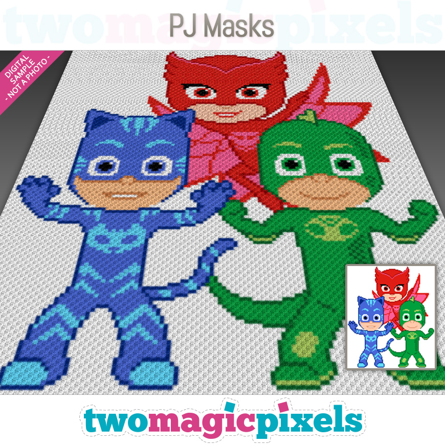 PJ Masks by Two Magic Pixels