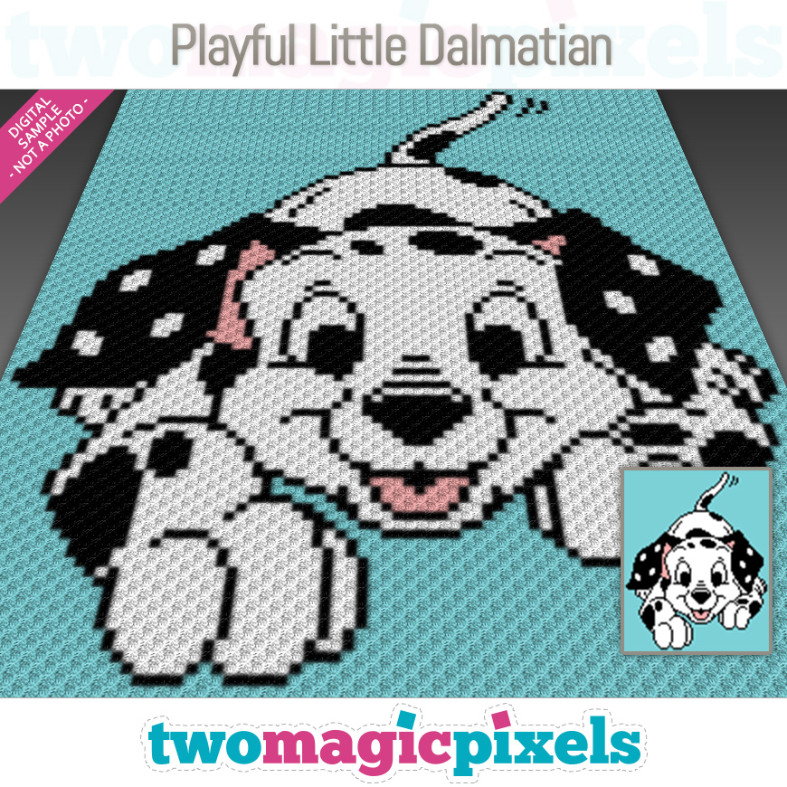 Playful Little Dalmatian by Two Magic Pixels
