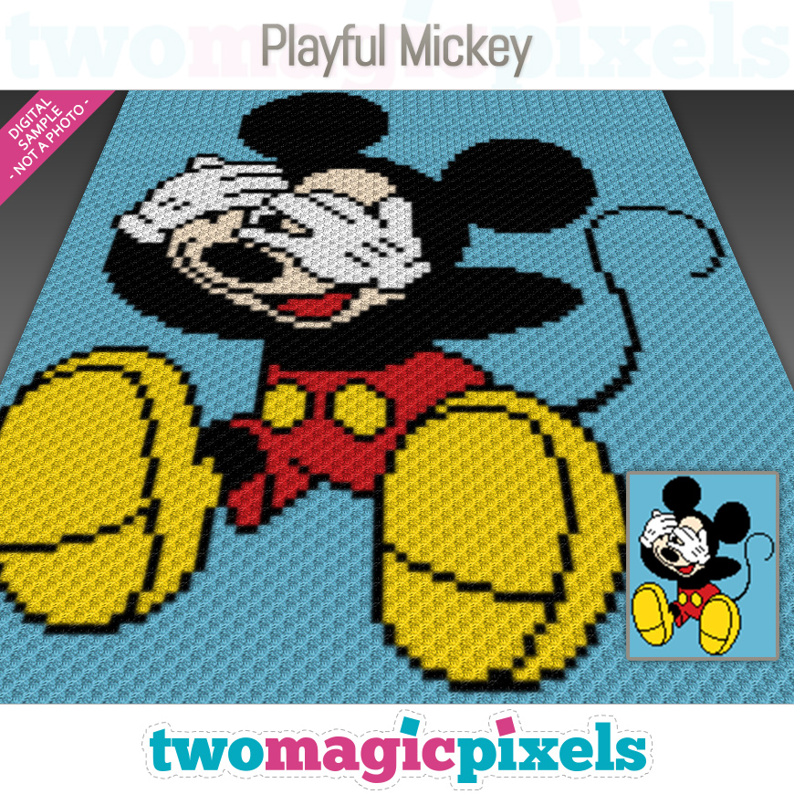 Playful Mickey by Two Magic Pixels