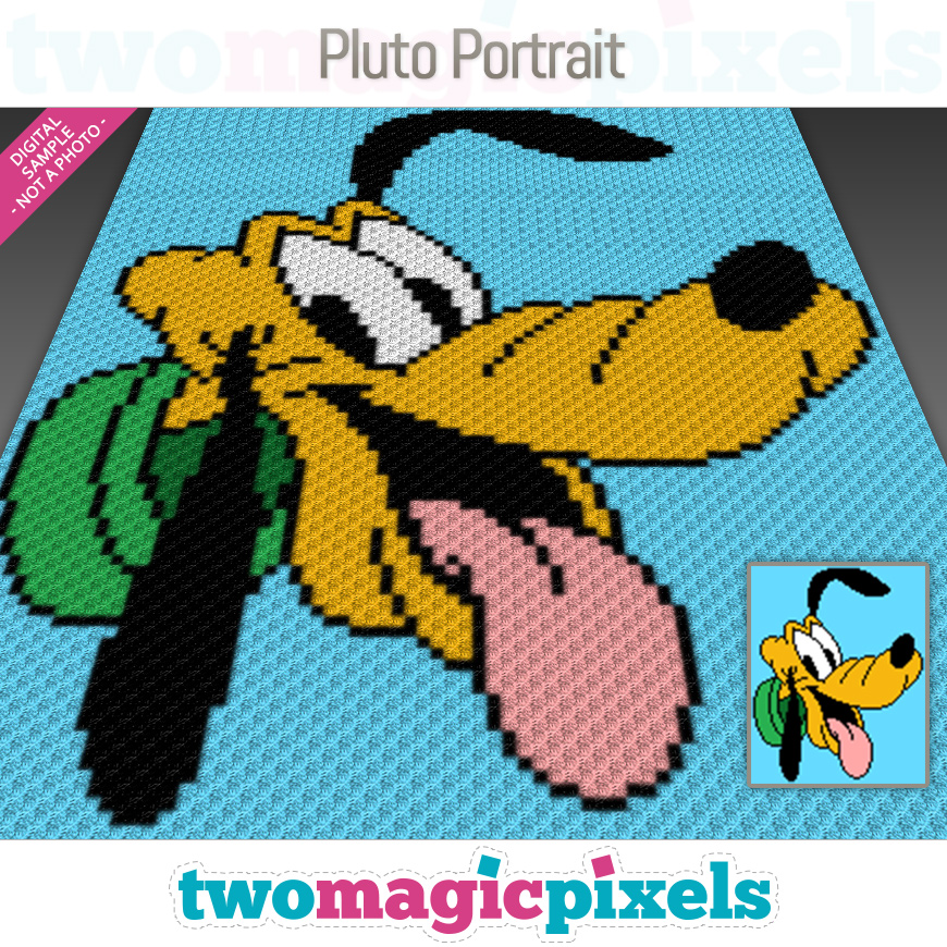 Pluto Portrait by Two Magic Pixels